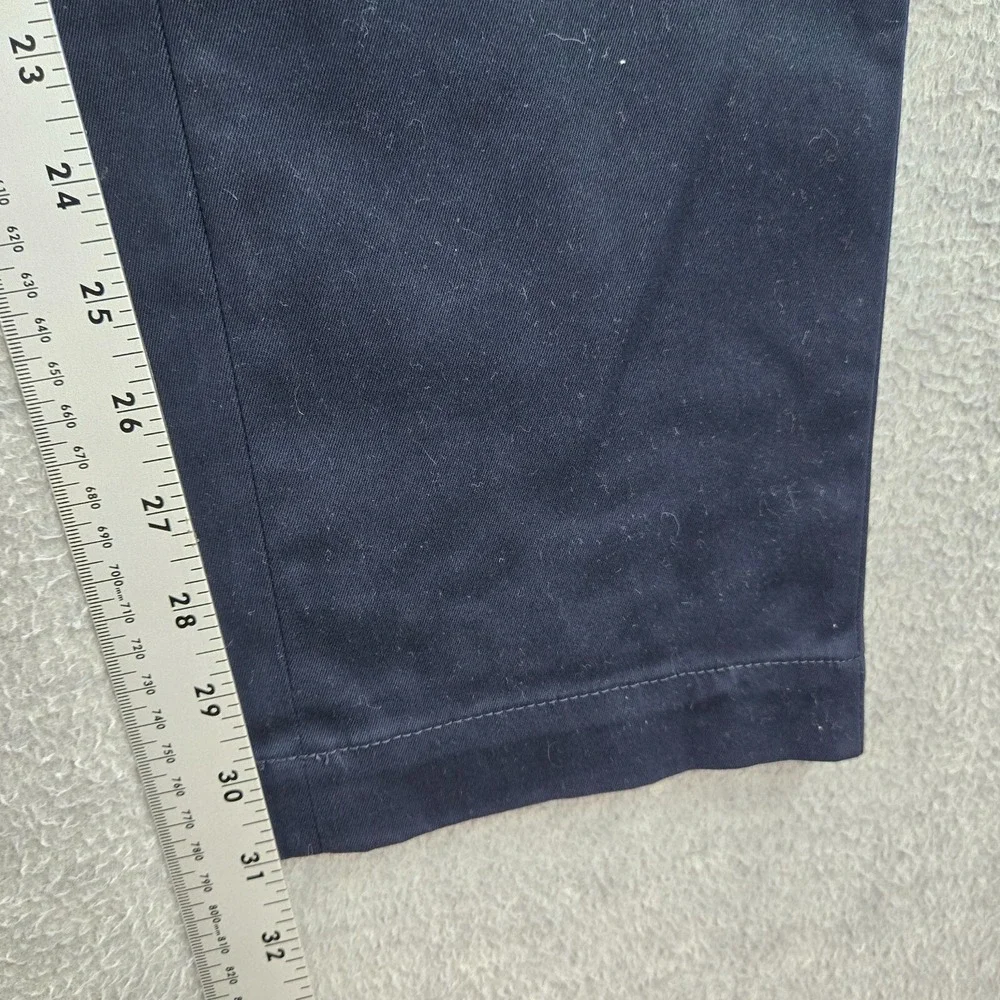 Banana Republic Men Pants 35x32 Blue Fulton Chino Straight Mid Rise READ